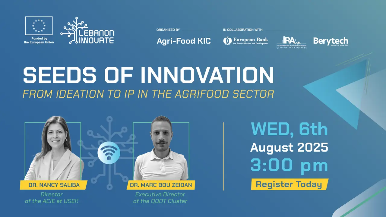 Agrifood KIC Webinar - Seeds of Innovation: From Ideation to IP in the Agrifood Sector