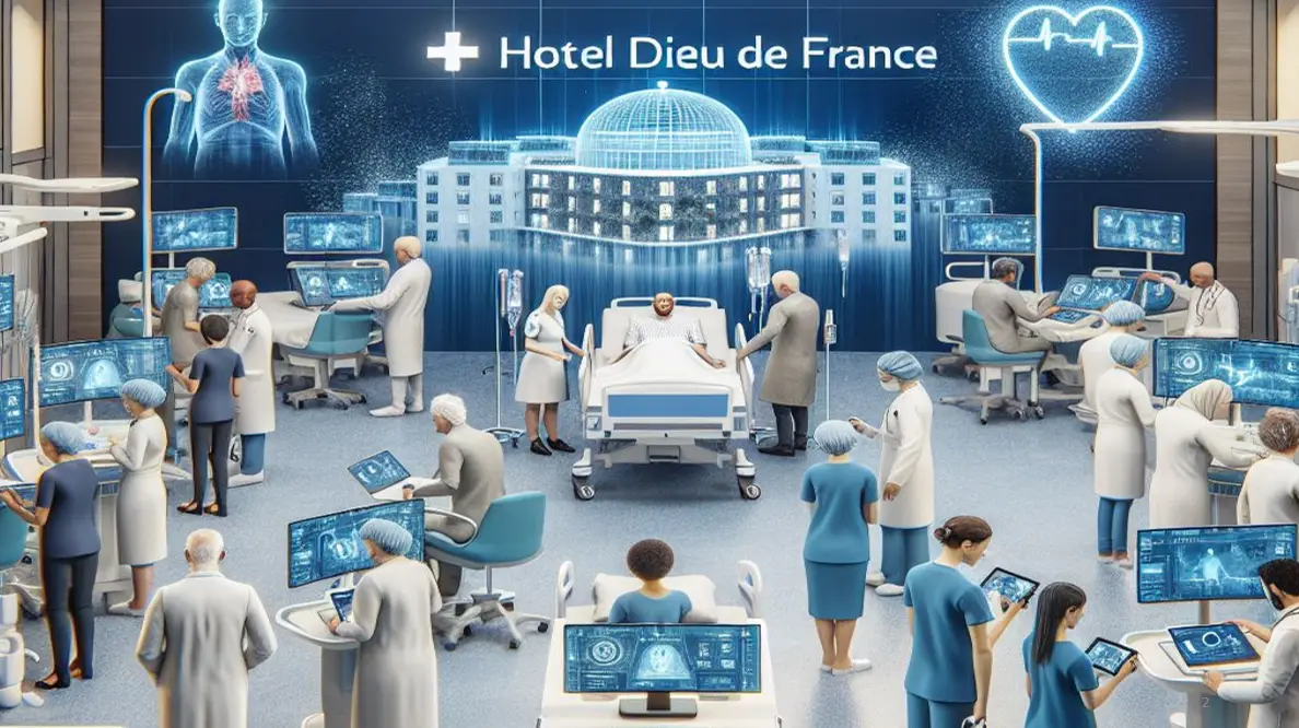 Improving Healthcare at Hôtel-Dieu de France with Real-Time Smart Dashboards