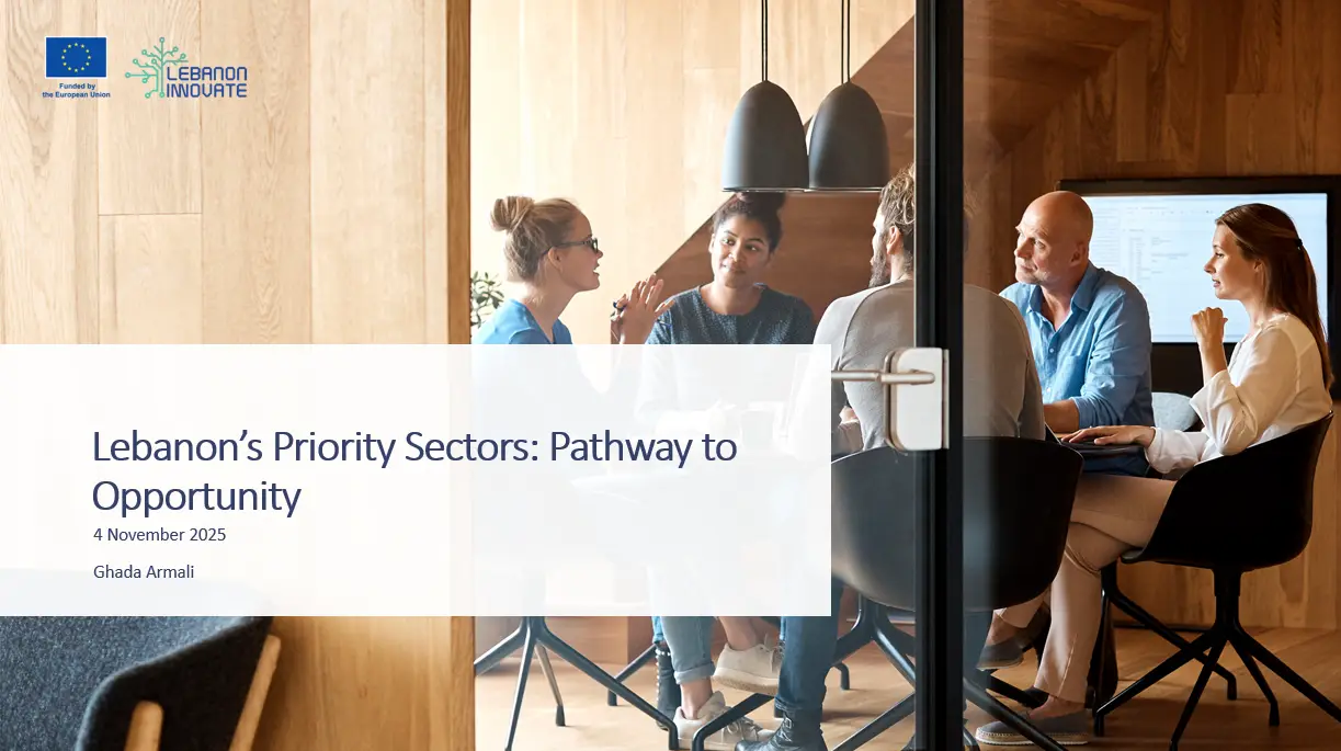 Lebanon’s Priority Sectors: Pathway to Opportunity