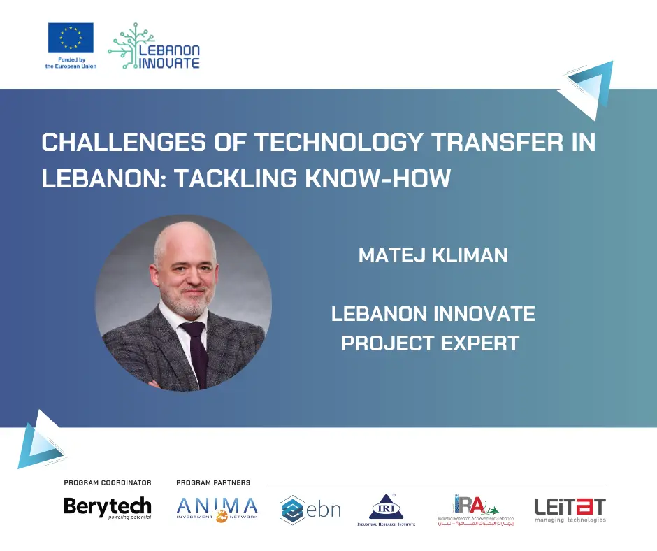 Challenges of Technology Transfer in Lebanon: Tackling Know-how