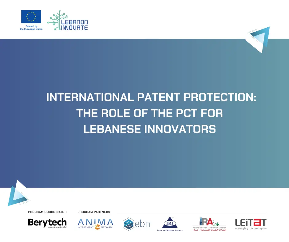 International Patent Protection: The Role of the PCT for Lebanese Innovators